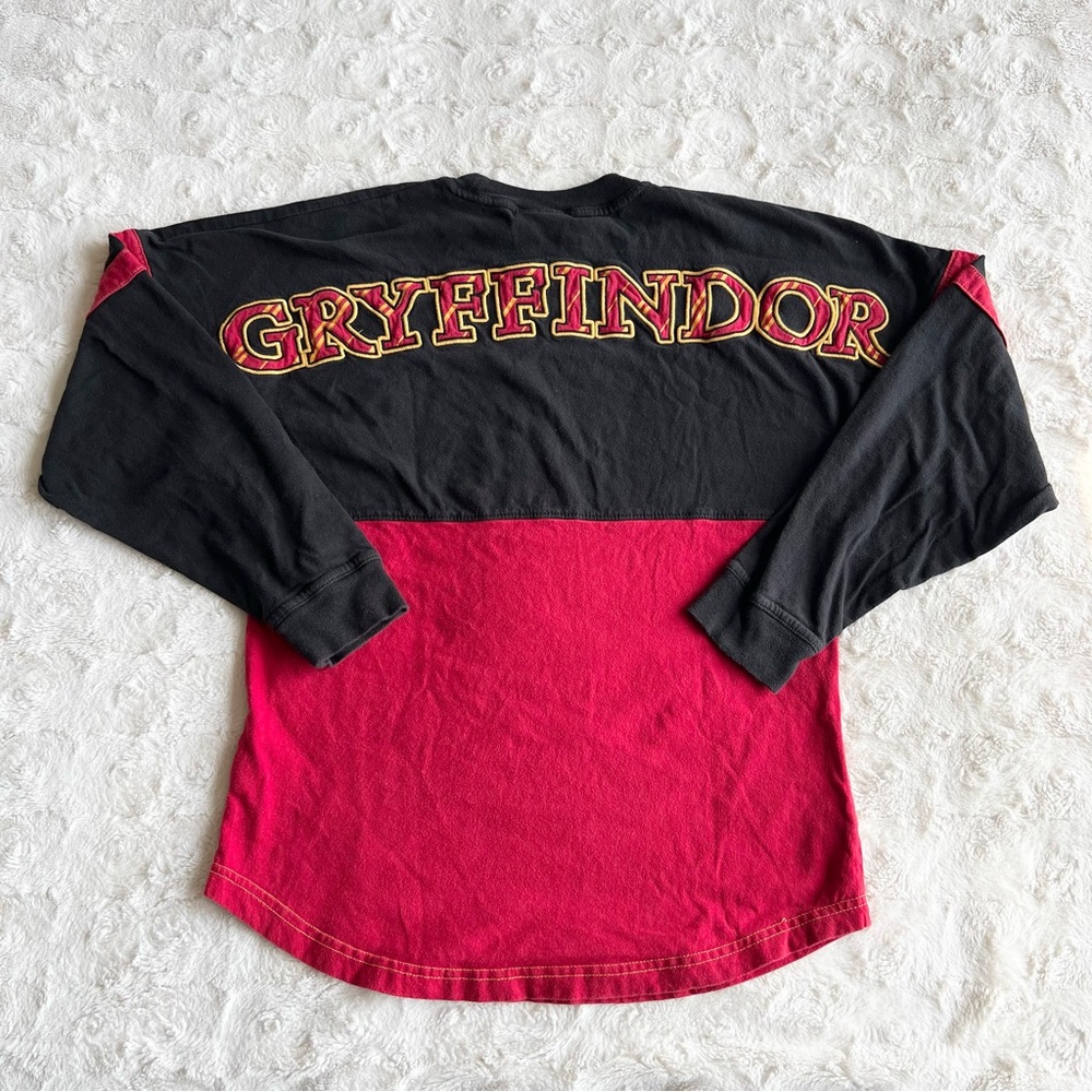 Harry Potter Spirit Jersey Tee Adult XS Red Gryffindor Crest Universal Studios